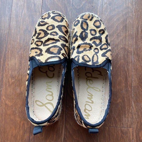 Unique Sam Edelman Hair on Hide Animal Printed Espridrilles Sz: 7 - Picture 4 of 4